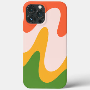 Funda Para iPhone 13 Pro Max Formas de fluido ondulado abstracto para case de i