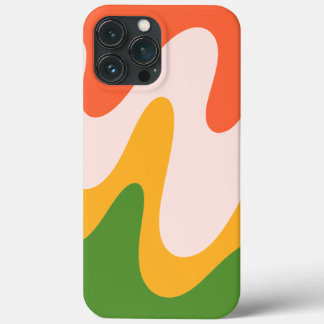 Funda Para iPhone 13 Pro Max Formas de fluido ondulado abstracto para case de i