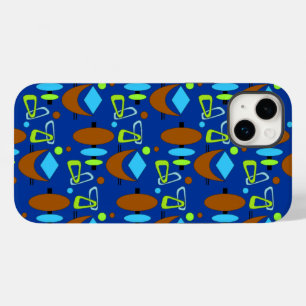 Funda Para iPhone 14 Plus De Case-Mate Formas de tótem de media luna retro