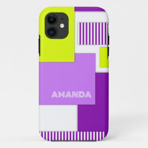 Funda Para iPhone 11 Formas geométricas de papel multicolor