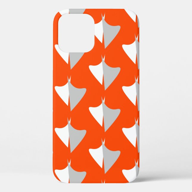 Funda De Case-Mate Para iPhone Formas geométricas retro con patrón abstracto sin  (Reverso )