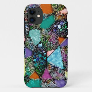 Funda Para iPhone 11 Formas muy coloridamente abstractas art. 11