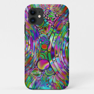 Funda Para iPhone 11 Formas muy coloridas abstractas art. 1