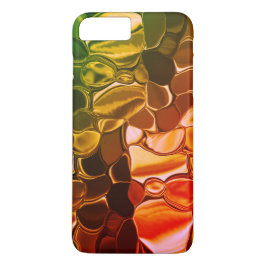 Funda Para iPhone 8 Plus/7 Plus Formas redondeadas que migran del rojo al verde