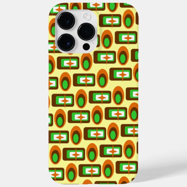 Funda De Case-Mate Para iPhone Formas retro (Reverso)