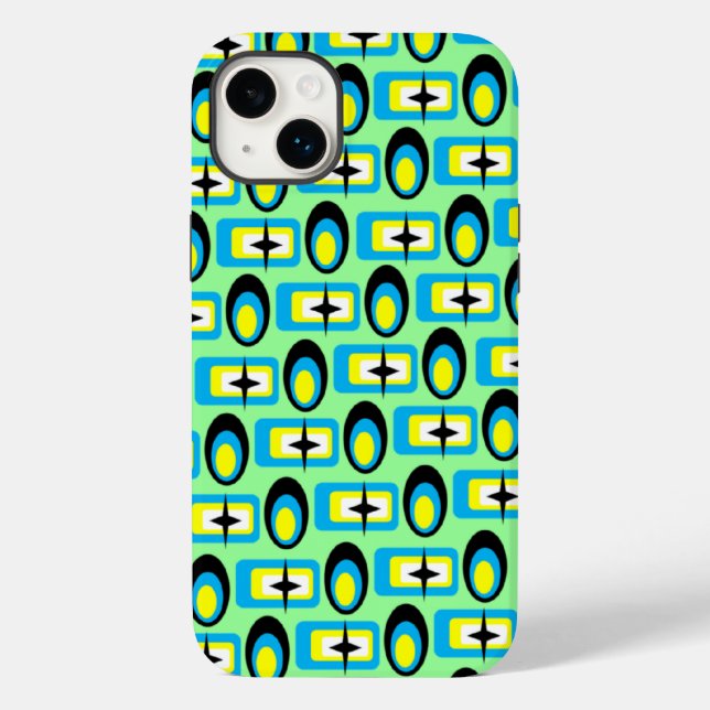 Funda De Case-Mate Para iPhone Formas retro (Reverso )