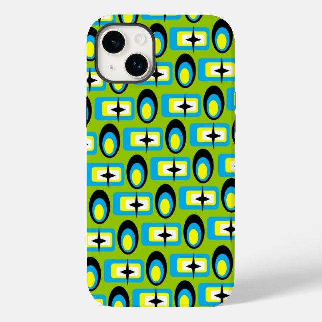 Funda De Case-Mate Para iPhone Formas retro (Reverso )