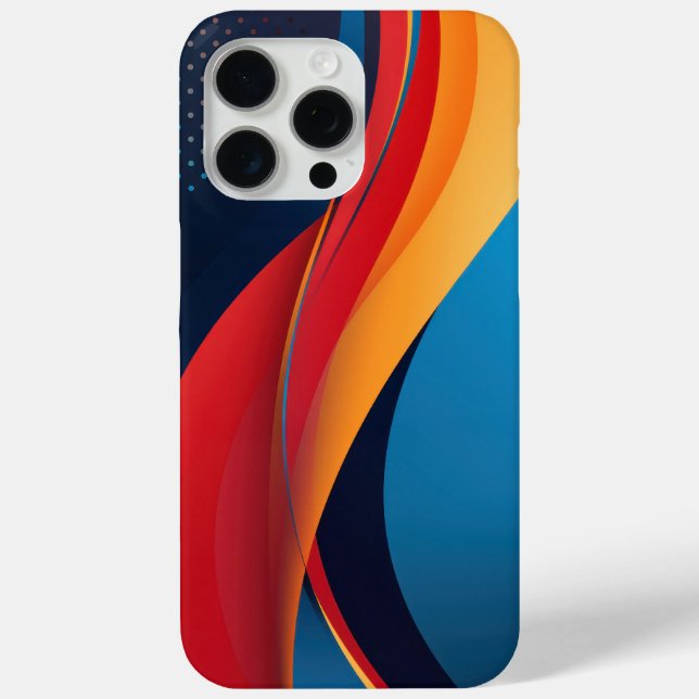 Funda De Case-Mate Para iPhone Formas y puntos de flujo (Reverso )