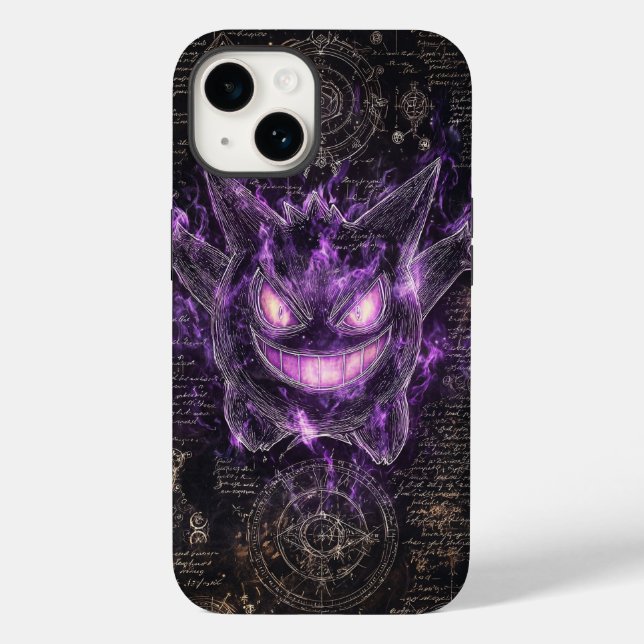 Funda De Case-Mate Para iPhone Fórmula Sombra Gengar (Reverso )