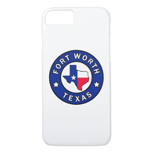 Funda De Case-Mate Para iPhone Fort Worth Texas (Reverso)