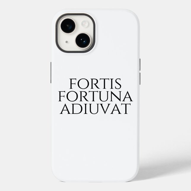 Funda De Case-Mate Para iPhone Fortis Fortuna Adiuvat (Reverso )