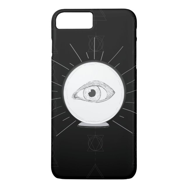 Funda De Case-Mate Para iPhone Fortune Teller Eye Seer Esoteric Crystal Ball (Reverso)
