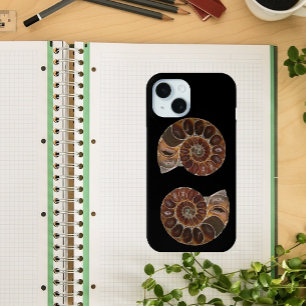 Funda Para iPhone 15 Fósiles de amonita