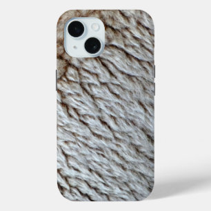 Funda Para iPhone 15 Foto abstracta de la naturaleza de la lana de ovej