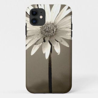 Funda Para iPhone 11 Foto blanco y negro de la flor
