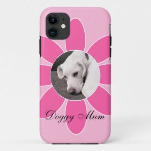 Funda Para iPhone 11 Foto corta de perro de cachorro en marco de Mamá r