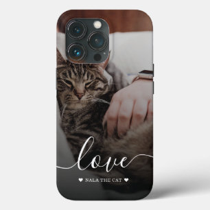 Funda Para iPhone 13 Pro Foto de amante de gato lindo