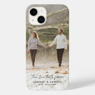 Funda Para iPhone 14 De Case-Mate Foto de amor verdadero regalo personalizado mínimo