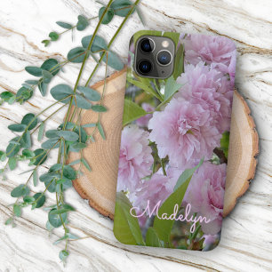 Funda Para iPhone 11 Pro Max Foto de árbol de flor de cerezo rosa personalizada