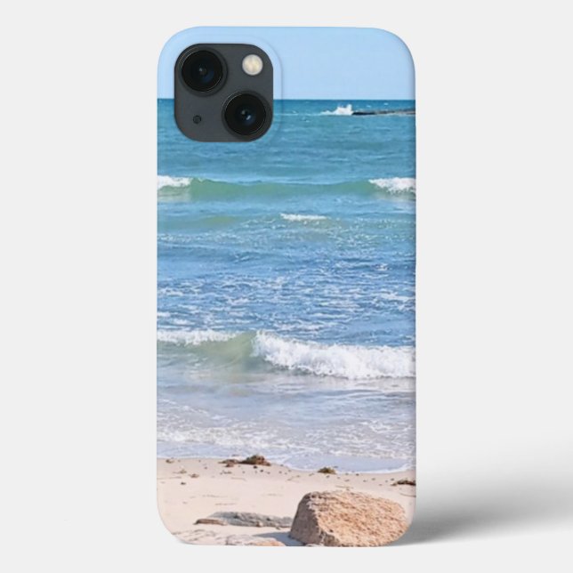 Funda De Case-Mate Para iPhone Foto de Atlantic Ocean Shore (Reverso)
