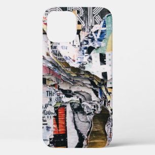 Funda Para iPhone 12 Foto de cierre de papeles rotos