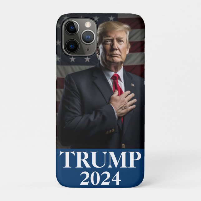 Funda De Case-Mate Para iPhone Foto de Donald Trump - Trump 2024 (Reverso)
