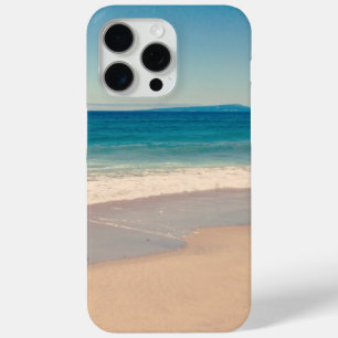 Funda Para iPhone 15 Pro Max Foto de escena de playa Aqua
