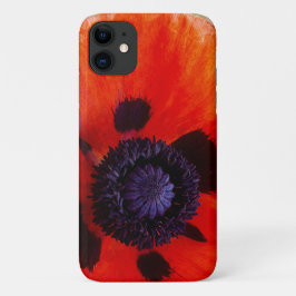 Funda Para iPhone 11 Foto de flor de Naranja de amapola