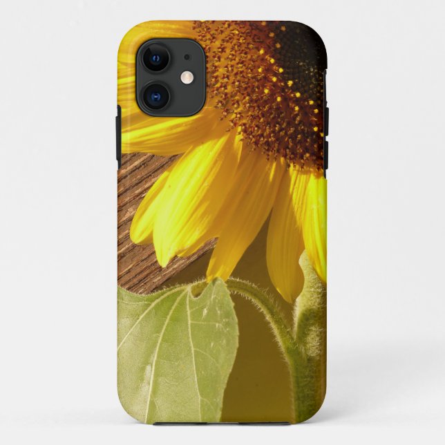 Funda De Case-Mate Para iPhone Foto de girasol (Reverso)