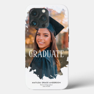 Funda Para iPhone 13 Pro Foto de graduación con estilo geométrico