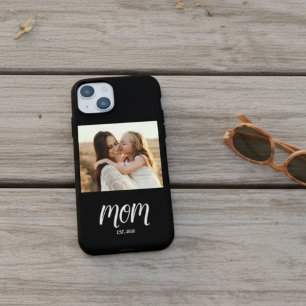 Funda Para iPhone 15 Foto de guion establecida de mamá negra
