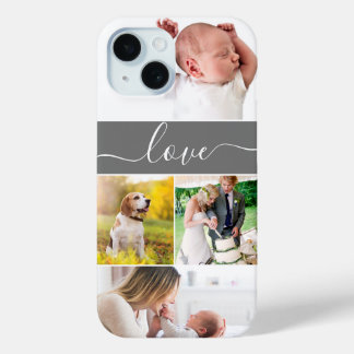 Funda Para iPhone 15 Foto de la familia de mamá Recuerdos de amor Perso