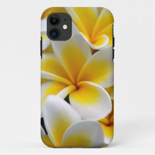 Funda Para iPhone 11 Foto de la flor del Plumeria del Frangipani