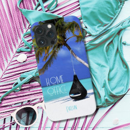 Funda Para iPhone 13 Pro Max Foto de la oficina residencial de Tropical Island