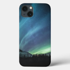 Funda Para iPhone 13 Foto de las luces del norte