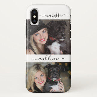 Funda Para iPhone X Foto de los mejores amigos