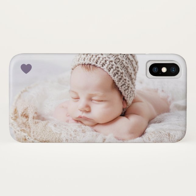 Funda De Case-Mate Para iPhone Foto de Love Heart (Reverso (horizontal))