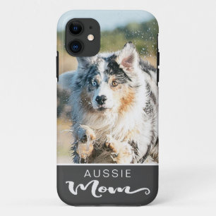 Funda Para iPhone 11 Foto de mamá pastora australiana australiana aust