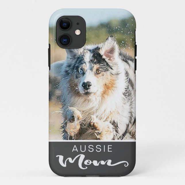Funda De Case-Mate Para iPhone Foto de mamá pastora australiana australiana austr (Reverso)