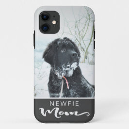 Funda Para iPhone 11 Foto de mamá perro de Newfoundland