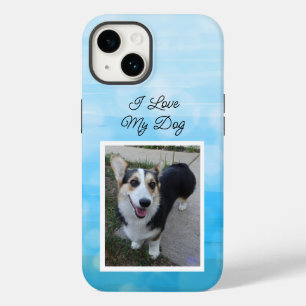 Funda Para iPhone 14 De Case-Mate Foto de mascota personalizada Amo a mi perro    