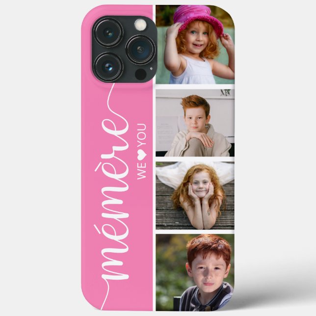 Funda De Case-Mate Para iPhone Foto de Mémère Te Amamos (Reverso )