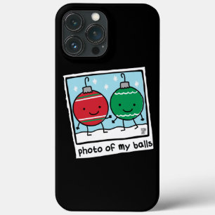 Funda Para iPhone 13 Pro Max FOTO DE MIS BOLAS Feliz Navidad