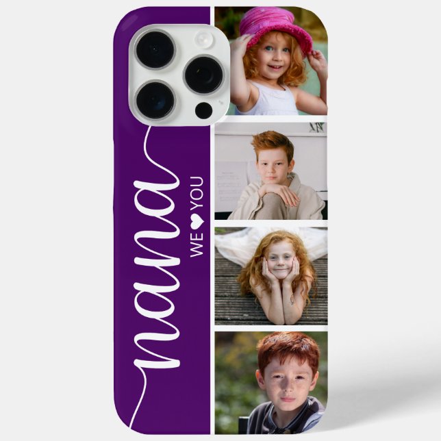 Funda De Case-Mate Para iPhone Foto de Nana 4 (Reverso )