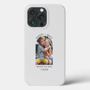 Funda Para iPhone 13 Pro Foto de niños y mamá Día de las Madres Cumpleaños