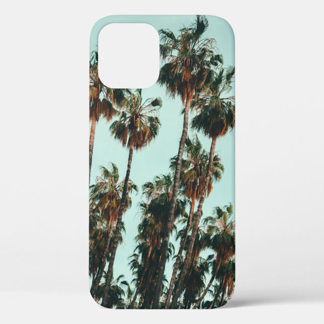 Funda De Case-Mate Para iPhone Foto de palmeras verdes (Reverso )