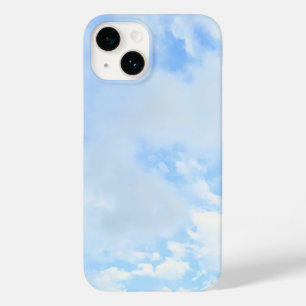 Funda Para iPhone 14 De Case-Mate Foto de Peaceful Light Blue Sky Simple