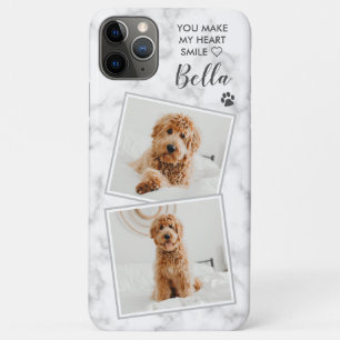 Funda Para iPhone 11 Pro Max Foto de perro mascota haces mi corazón sonreír m