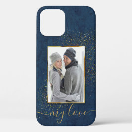 Funda Para iPhone 12 Foto de personalizado con nombre personalizado