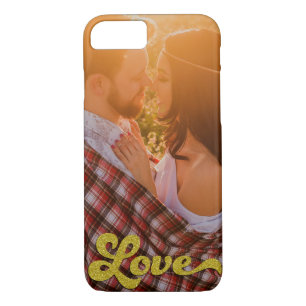 Funda Para iPhone 8/7 Foto de personalizado con un overlay de amor de or